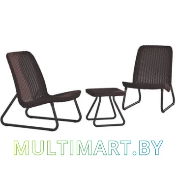 Набор садовой мебели Keter Rio Patio Set 211426 (коричневый)